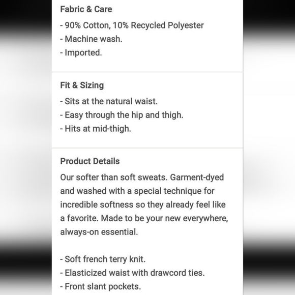 NEW 2 piece GAP VINTAGE RAGLAN CREWNECK SWEATSHIRT & MATCHING SOFT SHORTS OUTFIT - Picture 11 of 11